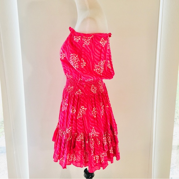 Victoria’s Secret Moda International pink cotton fit and flare dress. M. NWOT. - Picture 8 of 11